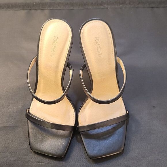 FOREVER 21 HIGH HEELS SLIPPERS WOMEN'S SANDALS G1 - Picture 3 of 16
